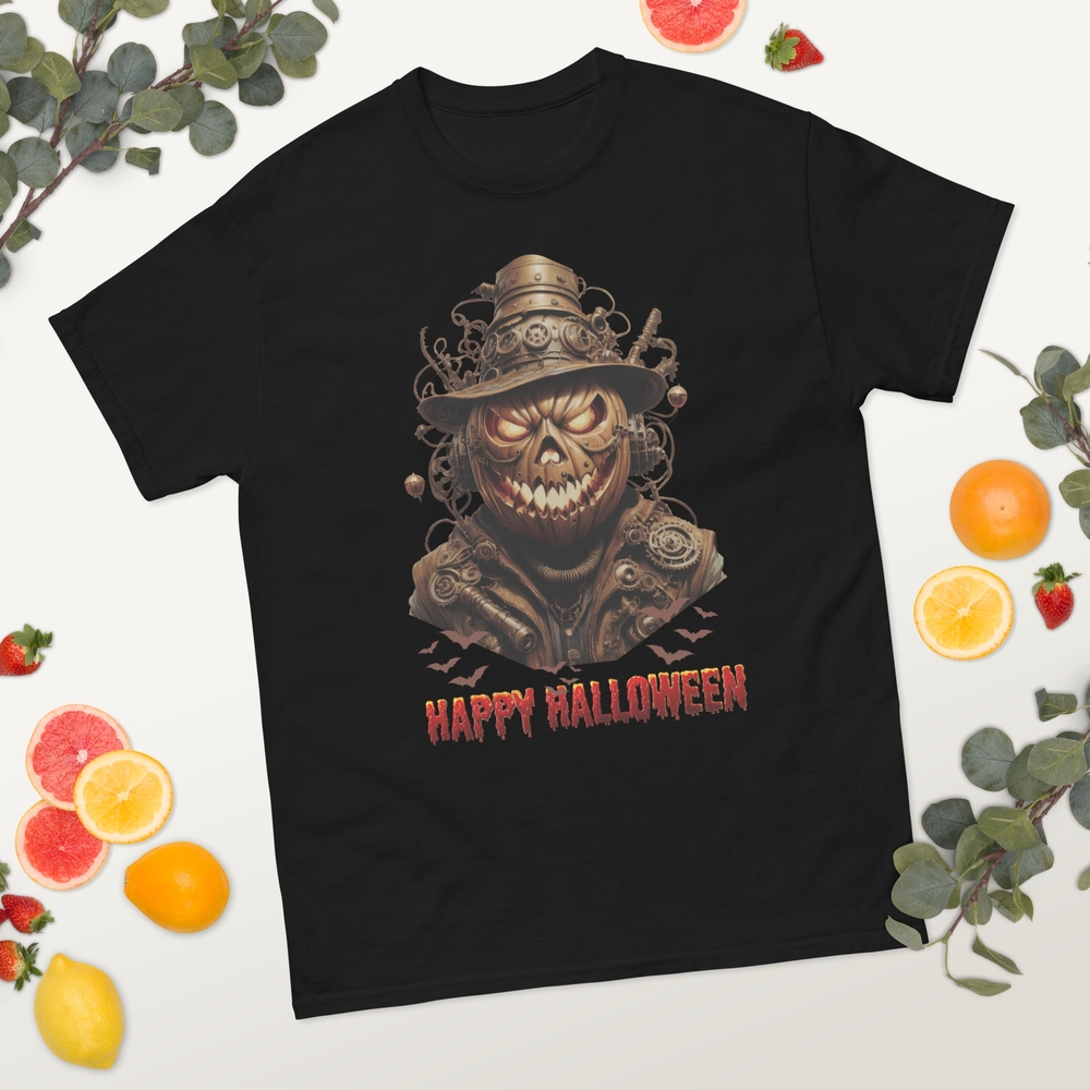 Black Halloween Graphic T-Shirt - Picture 3 of 3